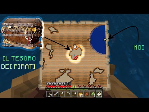 ESPLORAZIONE + MAPPA DEL TESORO DEI PIRATI! Ourcraft #8 w/SpazioNabbo MINECRAFT [ITA]