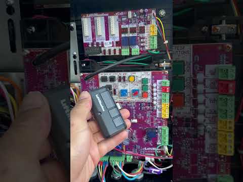 Programming a remote to a Liftmaster gate opener!