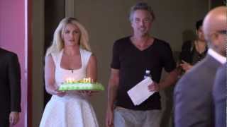 Britney Spears Sings 'Happy Birthday' to L.A. Reid - THE X FACTOR USA