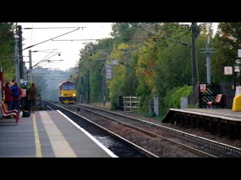60065 'Spirit Of Jaguar' powering through Sandall and Agbrig