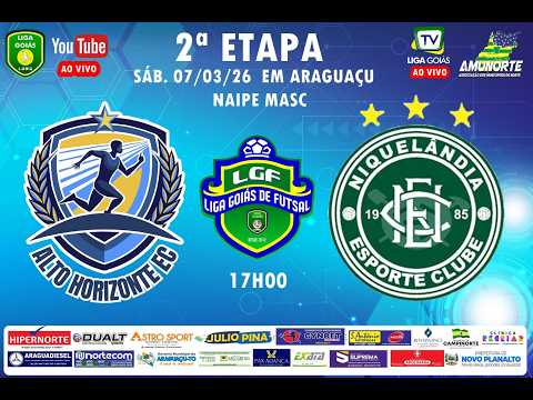 LIGA GOIÁS 2026 -  ALTO HORIZONTE EC X NIQUELÂNDIA EC - MASC