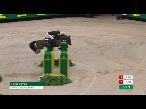 WINNING JUMP OFF: Simon Delestre & Cayman Jolly Jumper in the Rolex Grand Prix 's-Hertogenbosch 2025