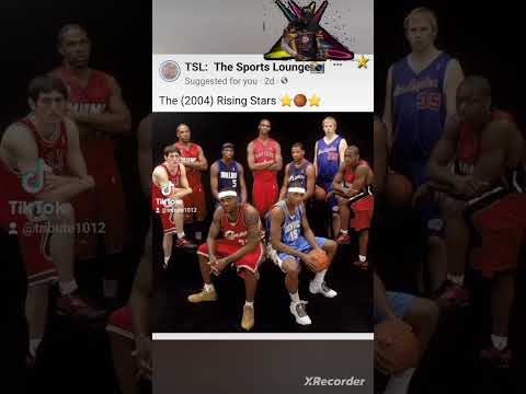 👏The NBA 2004 Rising Stars (Champions by Khaled & Rodge) #shorts