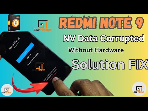 Redmi Note 9 NV Data is Corrupted Fix Solution Without Hardware Method Without ENG imei null fix