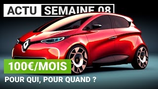 La voiture électrique à 100€/mois refait parler d’elle !