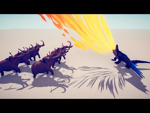 Greater Dragon vs Every Unit - Totally Accurate Battle Simulator TABS