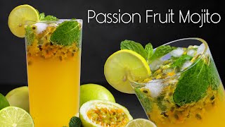 How To Make Passion Fruit Mojito   Mojito Mocktail