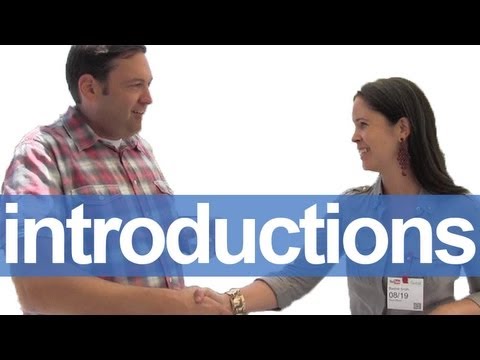 How to Introduce Yourself -- American English Pronunciation