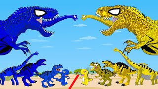 Blue Dinosaur vs Green Dinosaur: Jurassic World’s Scariest Dinosaur Attacks