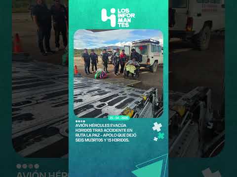 ACTIVAN OPERATIVO AÉREO TRAS ACCIDENTE EN RUTA LA PAZ–APOLO CON SEIS FALLECIDOS