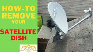 Satellite Dish Removal (5 Easy Steps) Asphalt Shingle Roof Repair