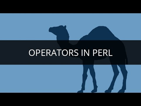 Operators in PERL | Learn PERL | PERL Tutorial for Beginners | Edureka