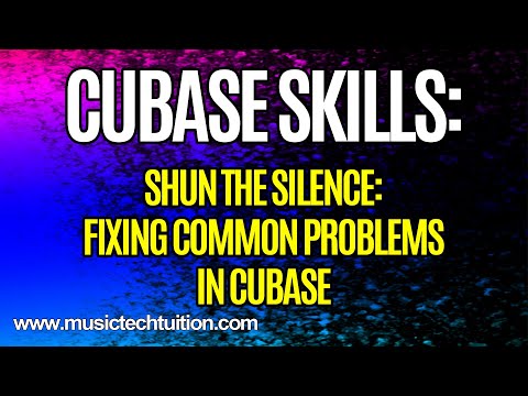 Cubase Skills:  Fixing No Audio Output in Cubase