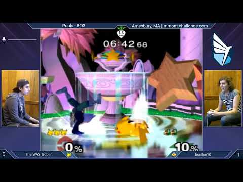 MMOM Bi-Monthly 12 SSBM - lean goy (Pikachu) vs. bonfire10 (Sheik, Falco) - Melee Pools