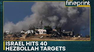 Israel-Hamas War: Israeli military says it hit 40 Hezbollah targets in southern Lebanon | WION News