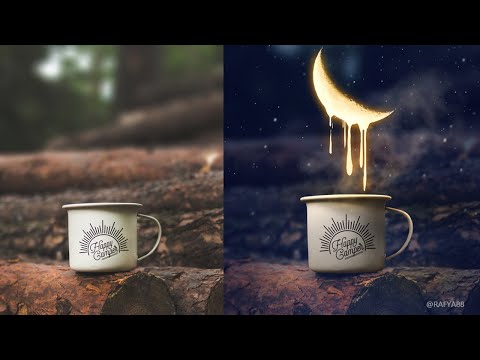 Neon Glow Effect Portrait Photoshop Tutorial