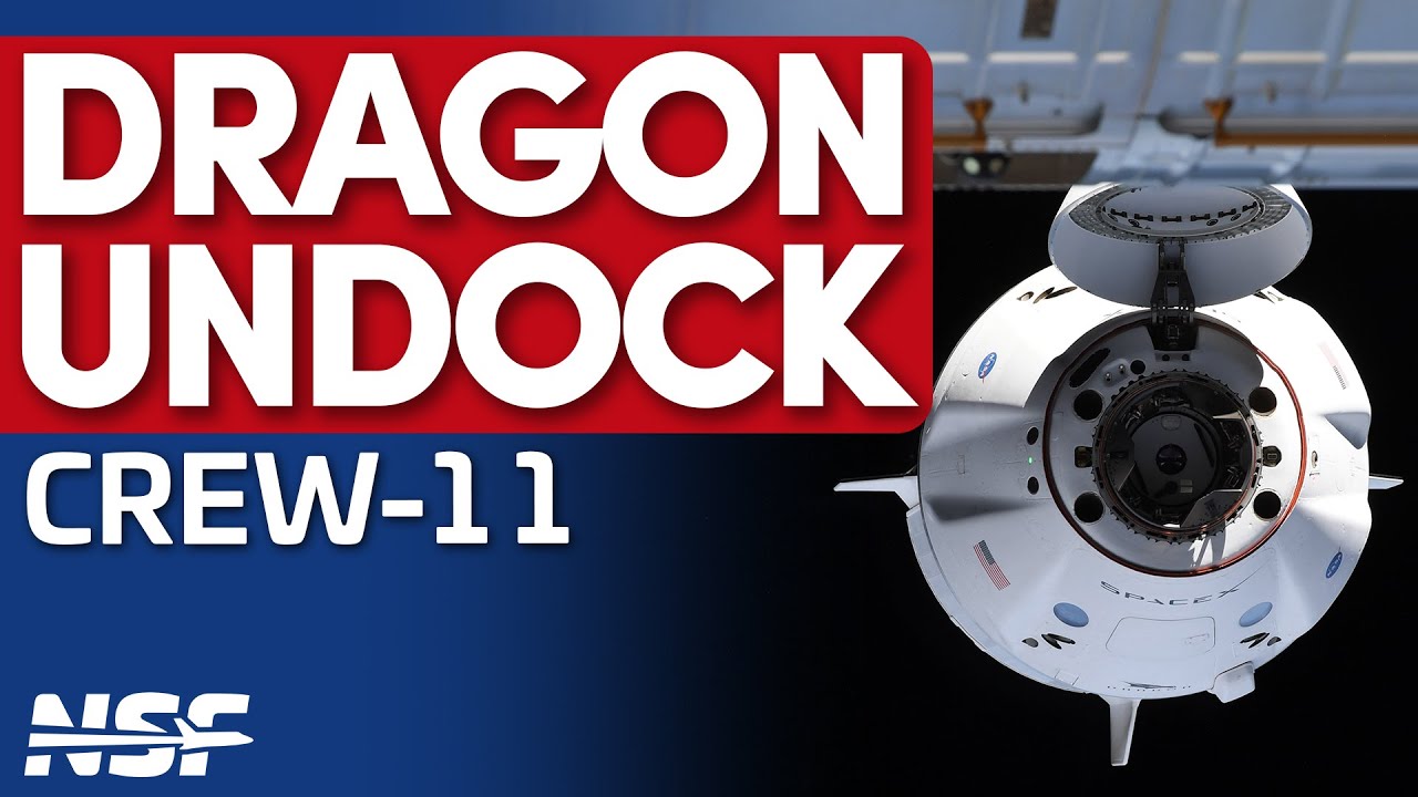 Crew-11 undock from the ISS