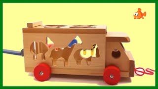 Kids BRIO Toys - ZOO TRUCK JIGSAW: Learn Wild Anim