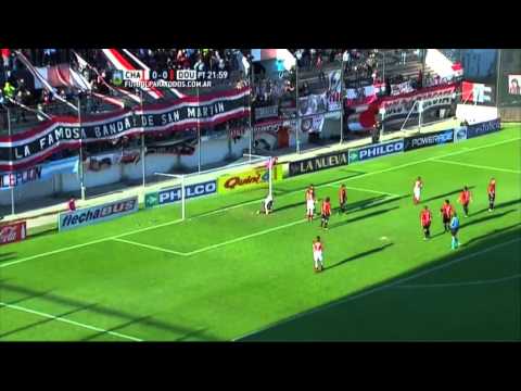 Otra vez Perafán. Chacarita 0 - Douglas Haig 0. Fecha 19. Primera B Nacional 2015. FPT.‏