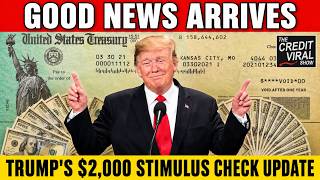 JUST IN! Trumps $2,000 CHECK Is Back | What Americans Could Actually Receive This Time