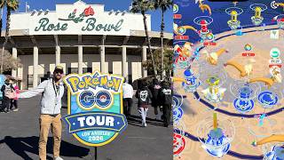 I Went To California To Play Pokémon Go At The Rose Bowl! | Pokémon Go Tour The Road To Kalos