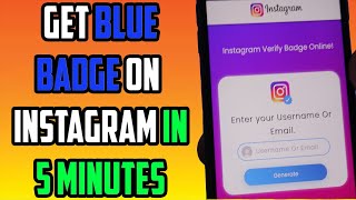 How To Get Verified On Instagram 2022 🔥 | Get Instagram Blue Checkmark IN 5 MINUTES! ✔️