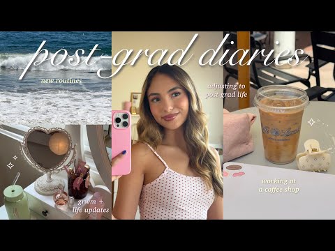 POST GRAD DIARIES EP 1 ⭐️ Anpassung an neue Routinen, Hobbys, Arbeit in einem Café, Neuigkeiten a...