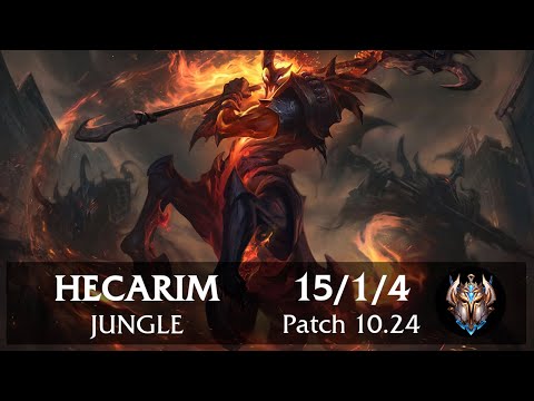 Hecarim Jungle vs Kindred | Pinoy Challenger Replay Preseason Patch 10.24