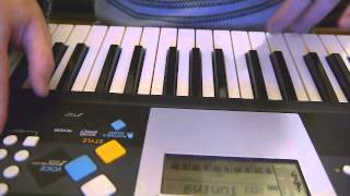 Video thumbnail for How the Tuning feature works on the Yamaha PSR e223 Keyboard by Chan Walrus