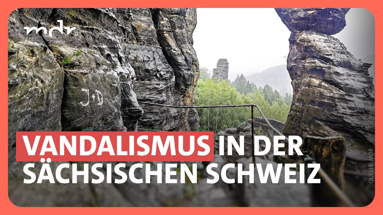 Initialien J und D in Sächsischer Schweiz: Drei Jahre Haft möglich