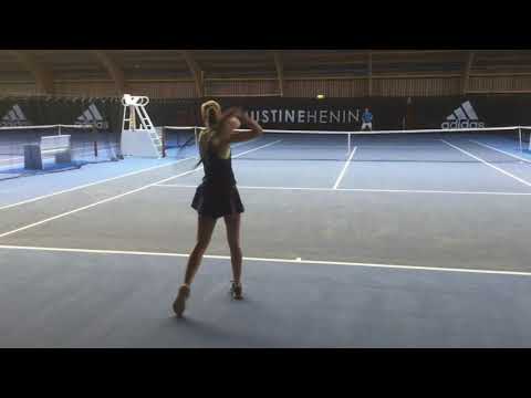 College Tennis Recruiting Video Drills OverBoarder - Eva Zannier