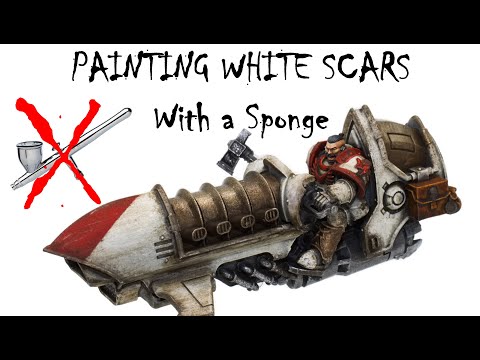 How to Paint White Scars WITHOUT an Airbrush