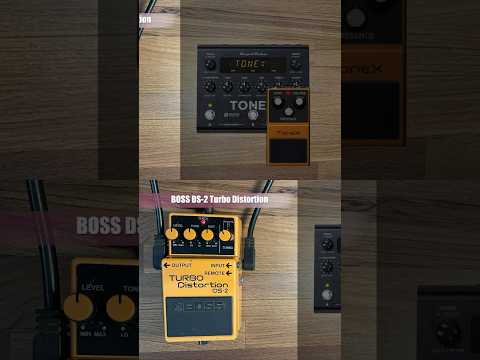 BOSS DS-2 Turbo Distortion vs TONEX model sound check #tonex #bosspedals #distortion