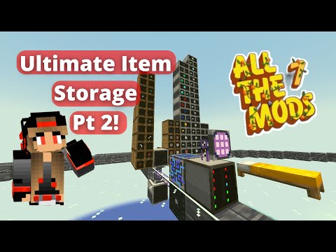 ATM7 Episode 11 - How to Connect AE2 To Drawers | Beginner Tutorial Guide To Modded