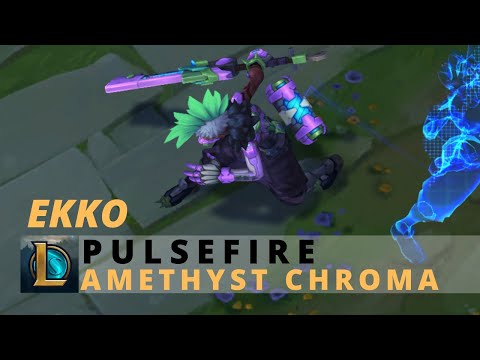 Pulsefire Ekko Amethyst Chroma - League Of Legends