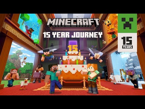 Minecraft 15 year anniversary map part #1