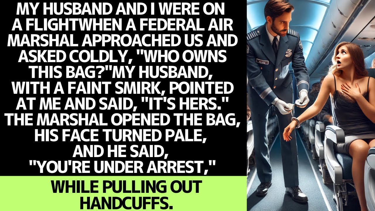 MY HUSBAND FRAMED ME ON A FLIGHT—WHAT THE AIR MARSHAL FOUND LEFT ME STUNNED!
