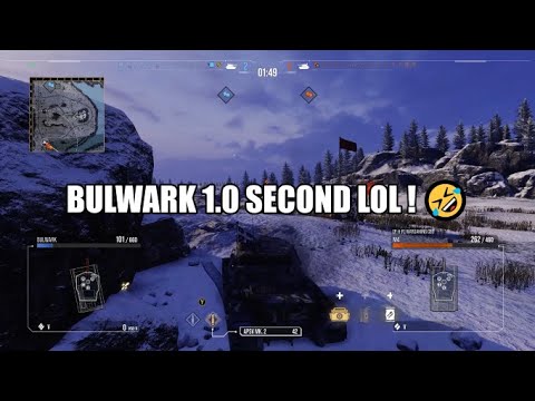 Bulwark 1.0 Second reload LoL ! 🤣 (World of Tanks Console)