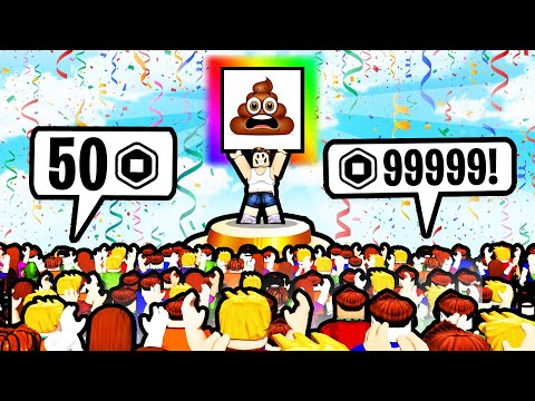 I MADE ART FOR A DAY AND THIS HAPPENED.. - Roblox Starving Artist