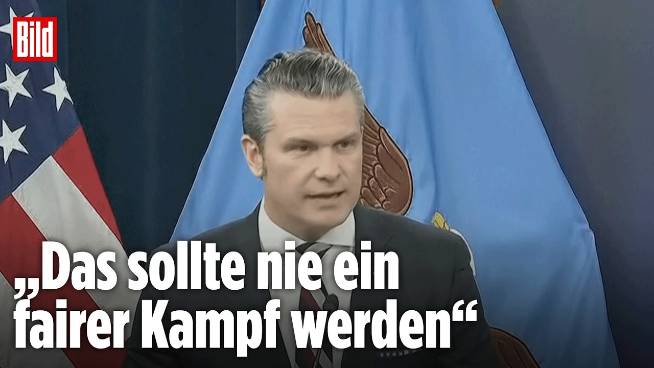 Trumps US-Kriegsminister über Iran: USA melden rasche Fortschritte nach vier Tagen