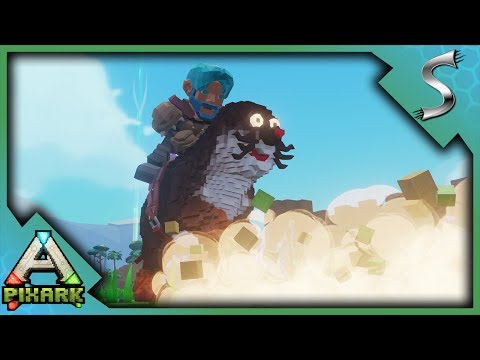 THE ULTIMATE MINING MACHINE! MAGICAL MOLE TAMING! - PixARK [Gameplay E7]
