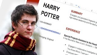 How to Write a Resumé (...Like a Wizard)!