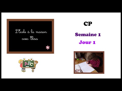 CP - Semaine 1 Jour 1