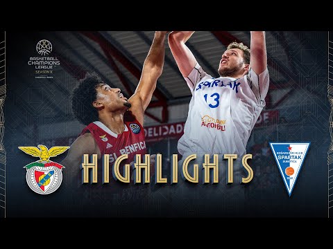 SL Benfica v KK Spartak Office Shoes | Highlights | #BasketballCL 2025-26