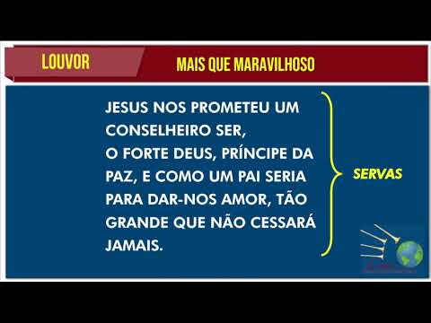 LOUVOR - MAIS QUE MARAVILHOSO