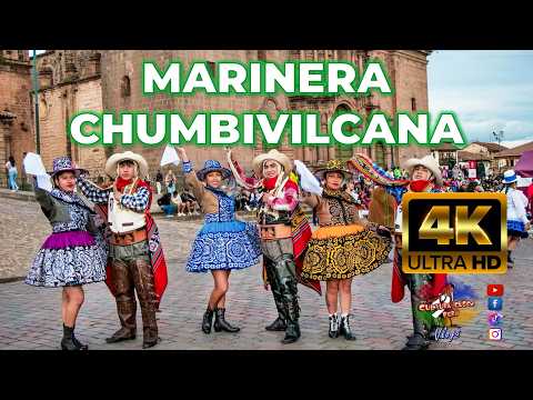 Danza MARINERA CHUMBIVILCANA por Miski Paray en Plaza de Armas Cusco