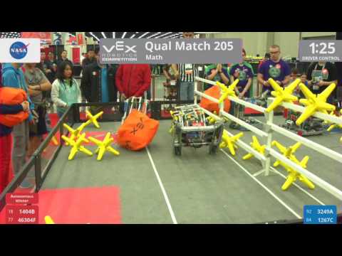 2017 VRC Math Q205 - 1404B 46304F vs 3249A 1267C - 15 to 22