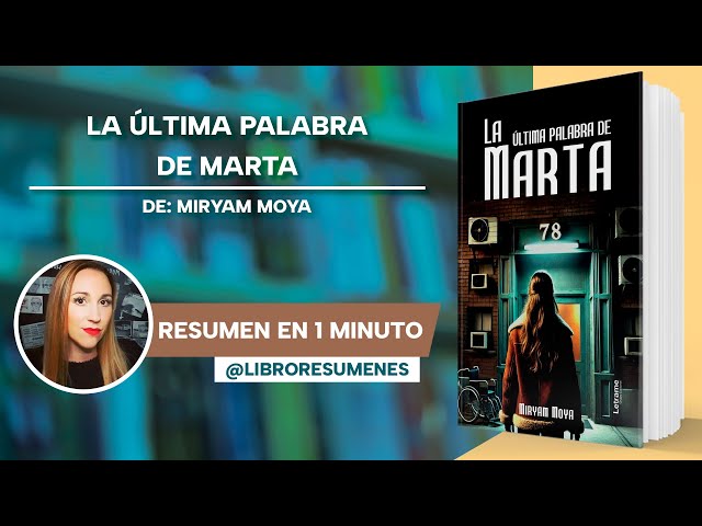 Vídeo relacionado con La última palabra de Marta: 01 (No ficción)