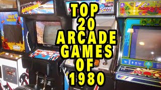 Top 20 ARCADE games of 1980 from Play Meter Magazine Operator Poll!