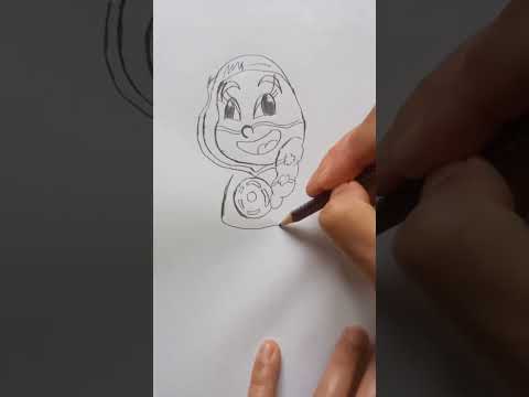 COMO DESENHAR A TREENA #TREENA #ACTIONPACK